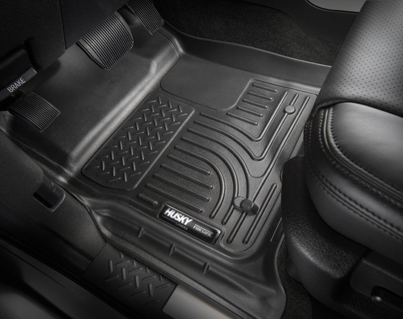 Husky Liners 16 Dodge Durango/Jeep Grand Cherokee Weatherbeater Black Front & 2nd Seat Floor Liners