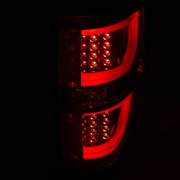 ANZO 2009-2013 Ford F-150 LED Taillights Smoke