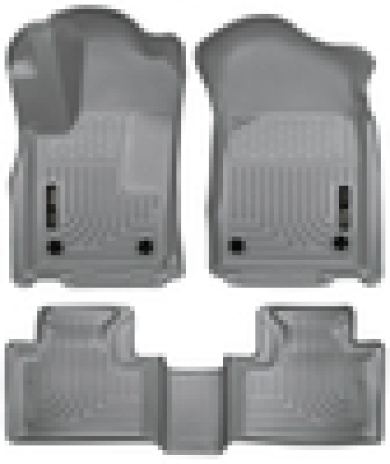 Husky Liners 16 Dodge Durango/Jeep Grand Cherokee Weatherbeater Grey Front & 2nd Seat Floor Liners