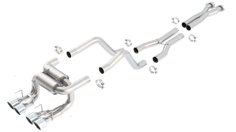 Borla 06-11 Chevrolet Corvette ZR1/Z06 6.2/7.0L 8cyl ATAK SS Catback Exhaust