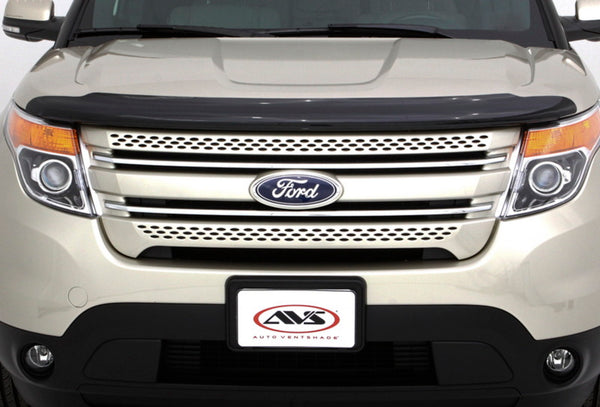 AVS 11-15 Ford Explorer (Excl. Sport Model) High Profile Bugflector II Hood Shield - Smoke