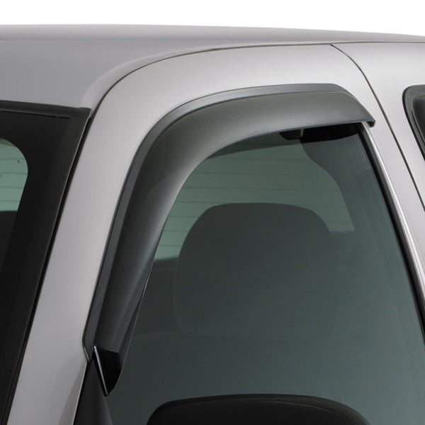 AVS 09-14 Ford F-150 Standard Cab Ventvisor Outside Mount Window Deflectors 2pc - Smoke