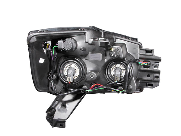 ANZO 2004-2007 Nissan Armada Crystal Headlights Black