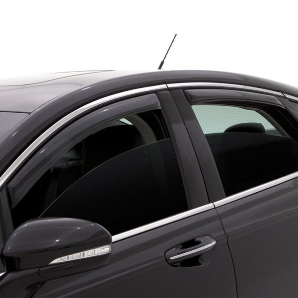 AVS 03-08 Toyota Corolla Ventvisor In-Channel Front & Rear Window Deflectors 4pc - Smoke