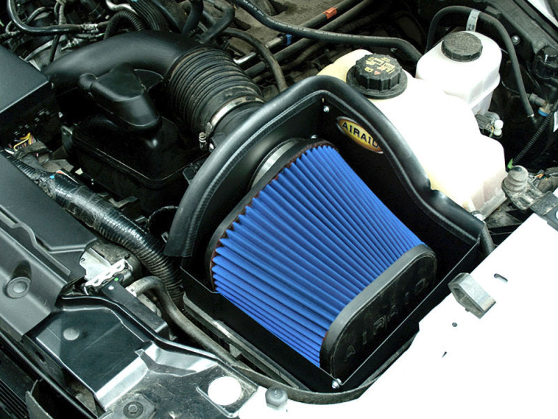 Airaid 11-14 Ford F-150 3.5/3.7L/5.0L /10-14 Raptor CAD Intake System w/ Tube (Dry / Blue Media)