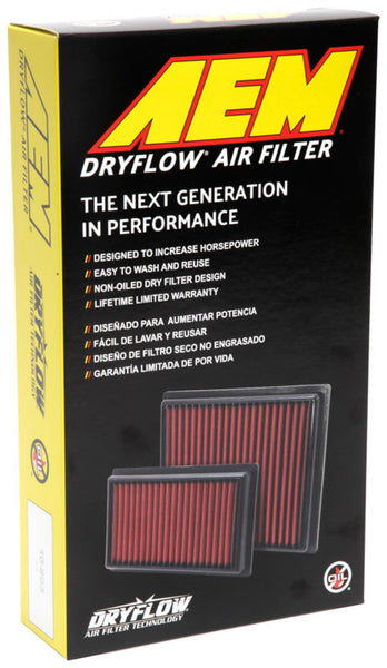 AEM 96-02 Jeep Wrangler 2.5L L4 / 96-06 Wrangler 4.0L L4 DryFlow Air Filter