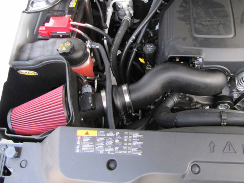 Airaid 11-13 GM Trucks 6.0L (w/ Mech Fans) MXP Intake System w/ Tube (Oiled / Red Media)