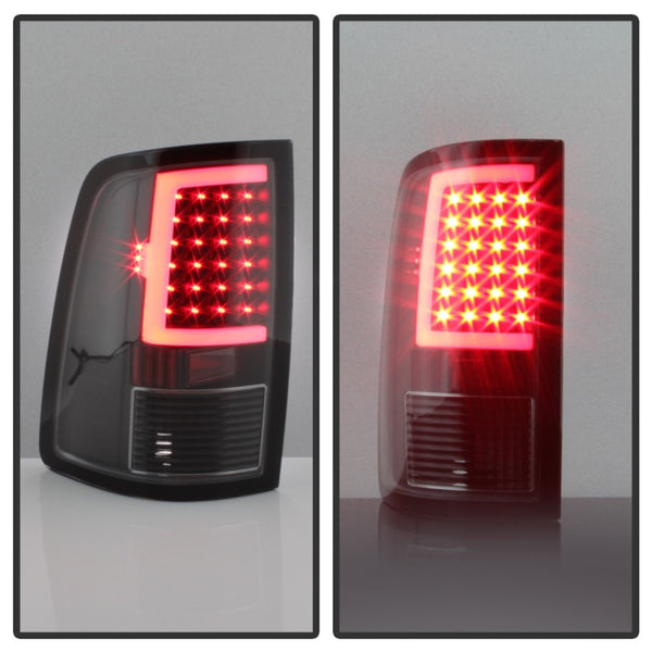 xTune 09-18 Dodge Ram 1500 (Incandescent Model) LED Tail Lights - Blk (ALT-ON-DR09-LBLED-BK)