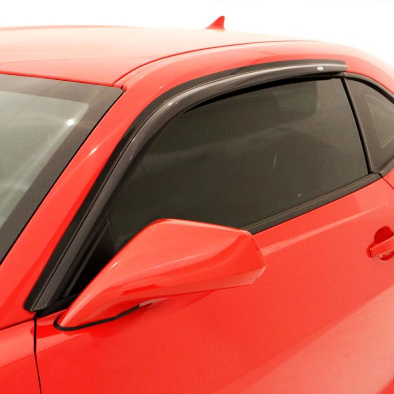 AVS 00-05 Hyundai Accent Coupe Ventvisor Outside Mount Window Deflectors 2pc - Smoke