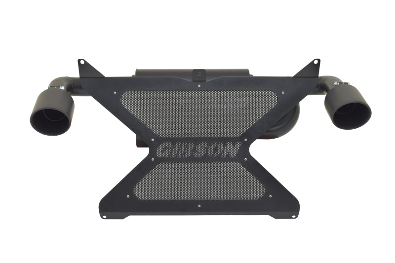 Gibson 17-20 Can-Am Maverick X3 Turbo Base 2.25in Dual Exhaust - Black Ceramic