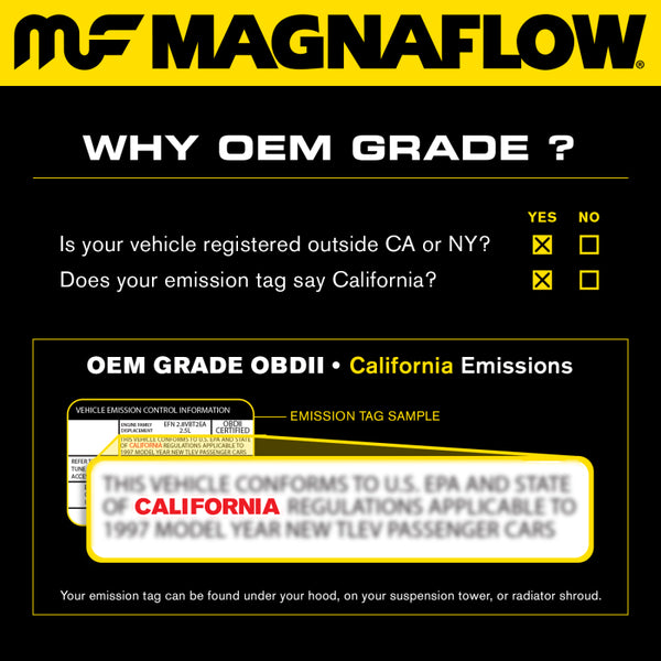 MagnaFlow Conv DF 01-03 Acura CL 3.2L