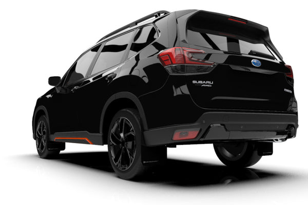 Rally Armor 2019 Subaru Forester UR Black Mud Flap w/ Grey Logo