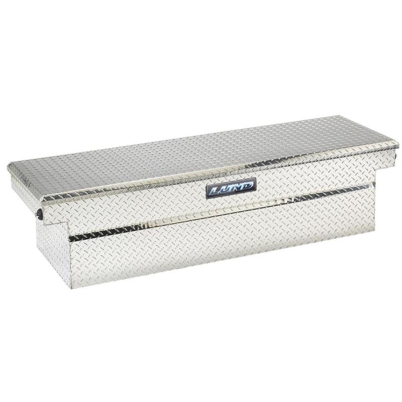 Lund Universal Aluminum Single Lid Cross Bed Box - Brite