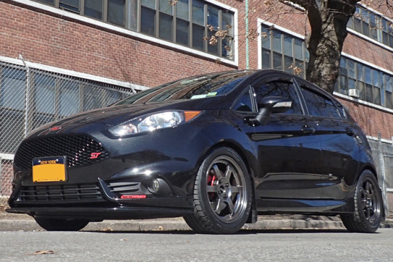 Rally Armor 13+ Ford Fiesta ST Red Mud Flap w/ White Logo