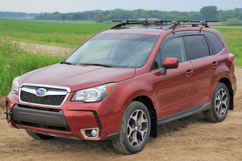 Rally Armor 14+ Subaru Forester Black Mud Flap w/ Red Logo