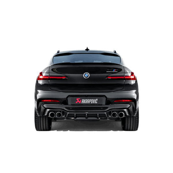 Akrapovic 2019+ BMW X4M Rear Carbon Fiber Diffuser - High Gloss