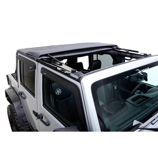 Rampage 2007-2018 Jeep Wrangler(JK) Trailview Fastback - Black Diamond