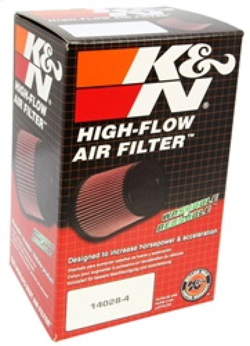 K&N Universal Custom Air Filter - Round Tapered 4in Base OD x 3in Top OD x 6in H