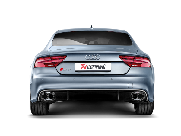 Akrapovic 14-17 Audi RS7 Sportback (C7) Evolution Line Cat Back (Titanium) w/ Carbon Tips