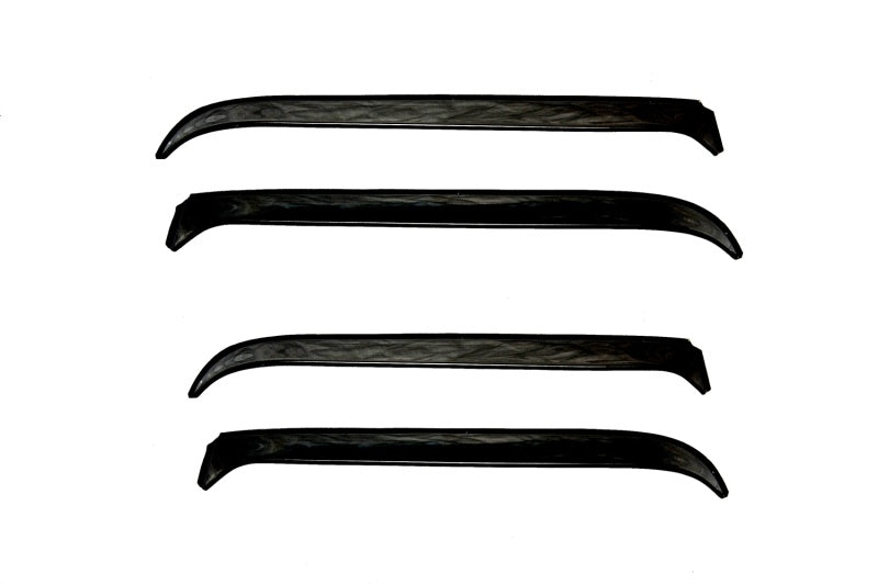 AVS 00-04 Dodge Dakota Crew Cab Ventshade Front & Rear Window Deflectors 4pc - Black