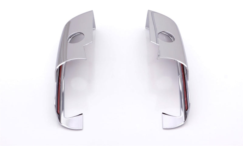 AVS 14-18 Chevy Silverado 1500 Lower Mirror Covers 2pc - Chrome