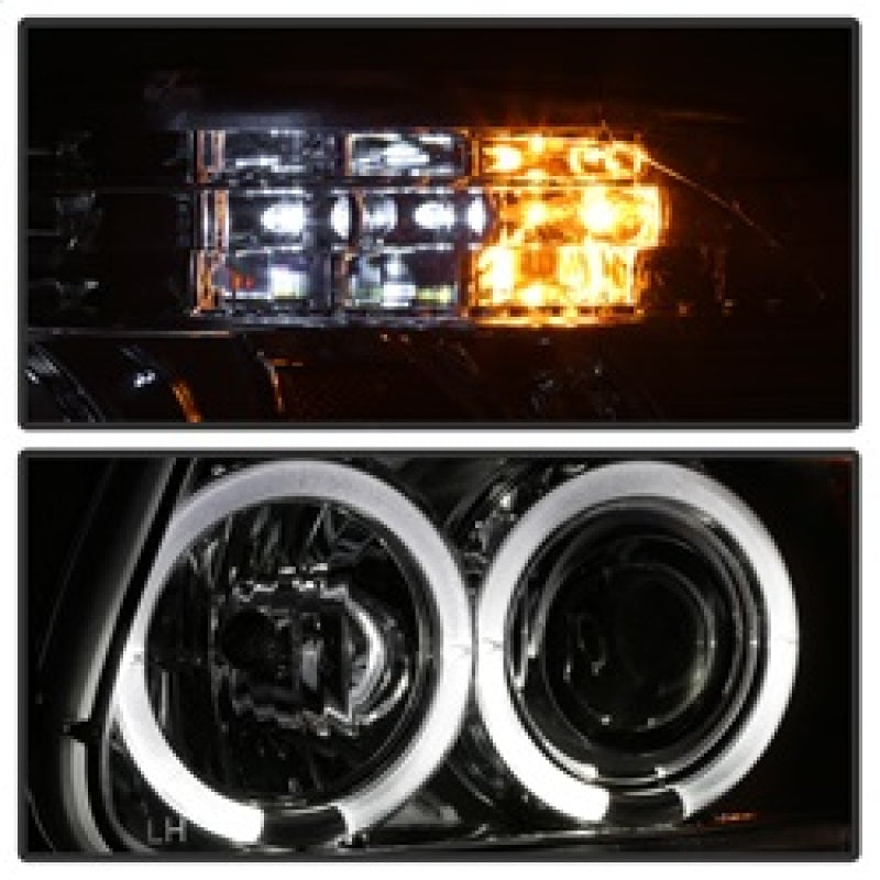 Spyder Ford Explorer 95-01 1PC Projector Headlights LED Halo Chrm PRO-YD-FEXP95-HL-1PC-C