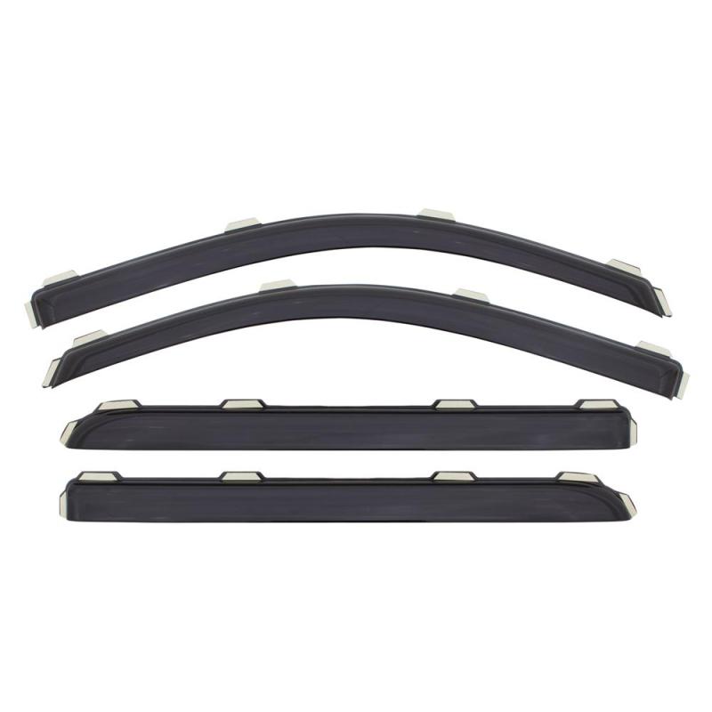 AVS 13-18 Toyota RAV4 Ventvisor In-Channel Front & Rear Window Deflectors 4pc - Smoke