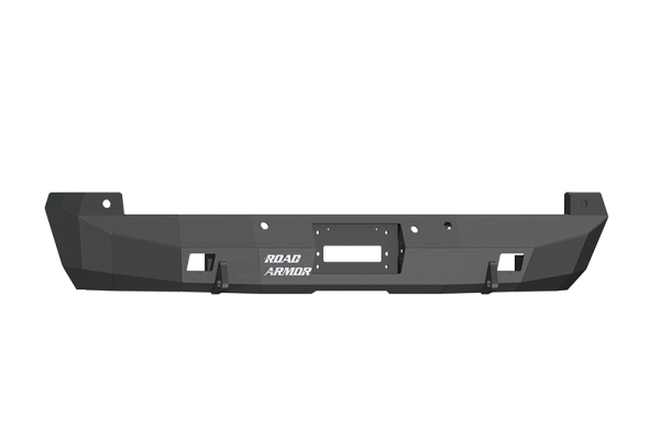 Road Armor 08-16 Ford F-250 Stealth Rear Winch Bumper w/Sensor Holes - Tex Blk