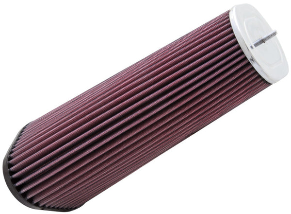 K&N Universal Filter 3.188in Flange ID x 4.5in Side A Length x 3.25in Side C Length x 11.37in Height