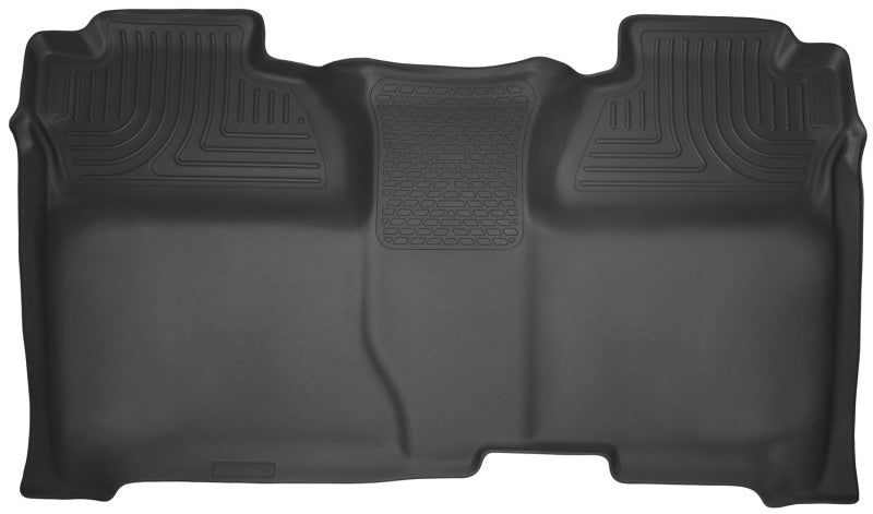 Husky Liners 14 Chevrolet Silverado 1500/GMC Sierra 1500 WeatherBeater Black 2nd Seat Floor Liners