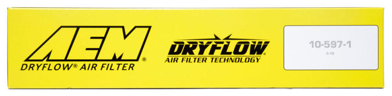 AEM 11 Chrysler 200 3.6L V6 9.188in O/S L x 9in O/S W x 1.625in H DryFlow Air Filter