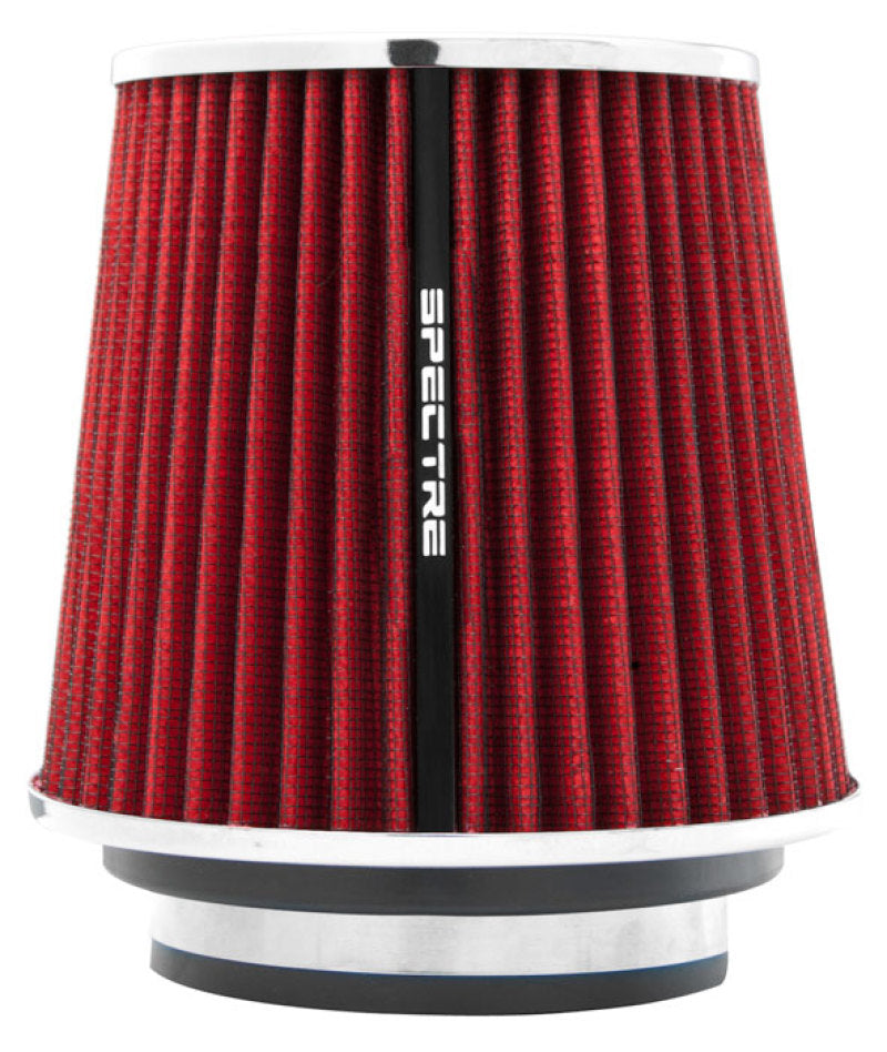 Spectre Adjustable Conical Air Filter 5-1/2in. Tall (Fits 3in. / 3-1/2in. / 4in. Tubes) - Red