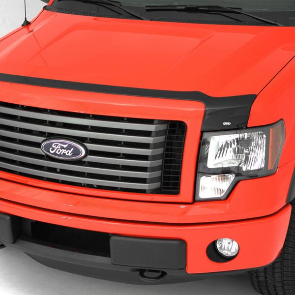 AVS 09-18 Dodge RAM 1500 (Excl. Sport/Rebel Models) Aeroskin Low Profile Acrylic Hood Shield - Smoke