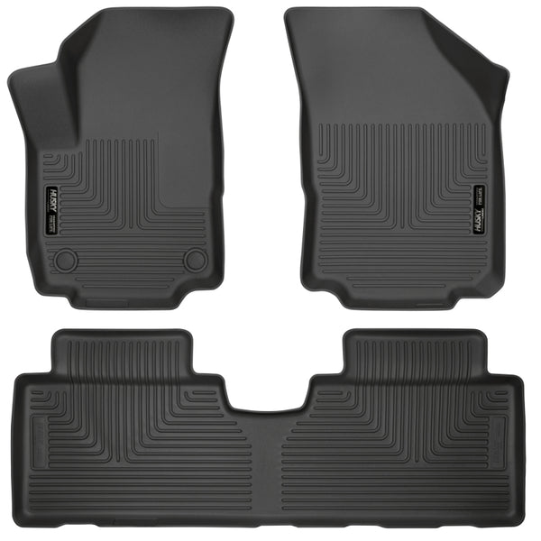 Husky Liners 2018 Chevrolet Equinox Weatherbeater Black Front & 2nd Seat Floor Liners