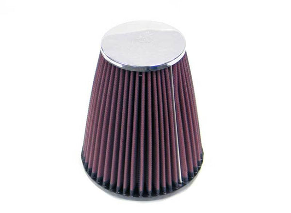 K&N Universal Chrome Filter 3.25 inch FLG / 5.75 inch Bottom / 3.5 inch Top / 6  9/16 inch Height