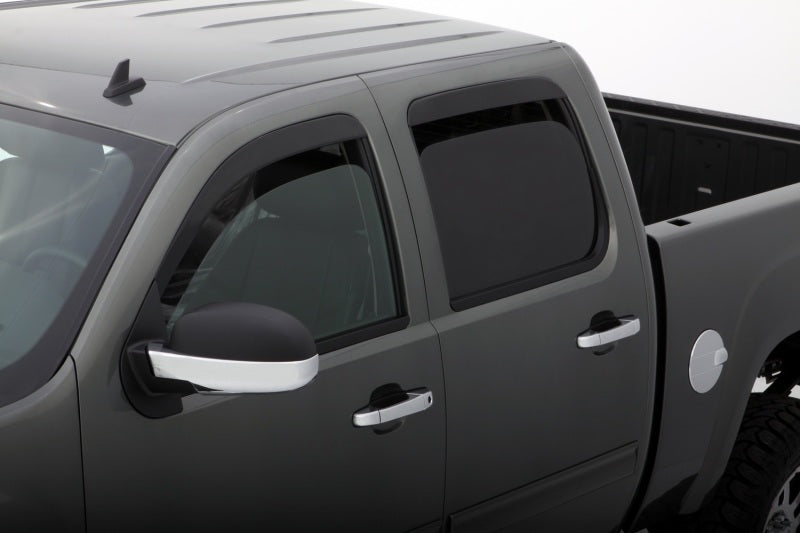 AVS 20-21 Chevrolet Silverado 2500 HD Crew Cab Ventvisor Low Profile Deflectors 4pc - Smoke