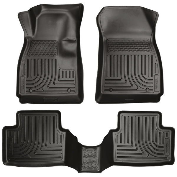 Husky Liners 11-12 Ford Fiesta WeatherBeater Combo Black Floor Liners