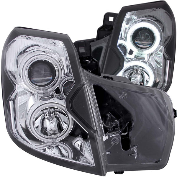 ANZO 2003-2007 Cadillac Cts Projector Headlights w/ Halo Chrome (CCFL)