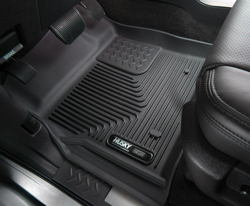 Husky Liners 15-17 Ford F-150 SuperCrew X-Act Contour Black 2nd Seat Floor Liners (Full Coverage)