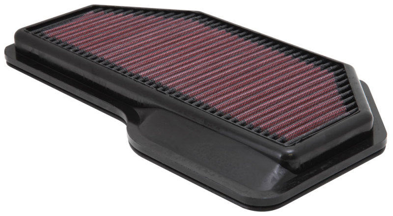 K&N Replacement Air Filter 11.938in O/S Length x 6.5in O/S Width x 1.063in H for 13 Hyundai Genesis