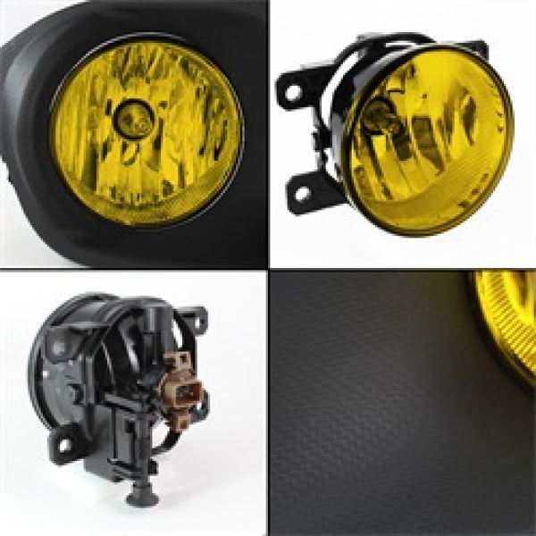 Spyder Scion FR-S 2012-2014 OEM Style Fog Lights w/OEM Switch and Switch Panel Yellow FL-CL-SFRS13-Y