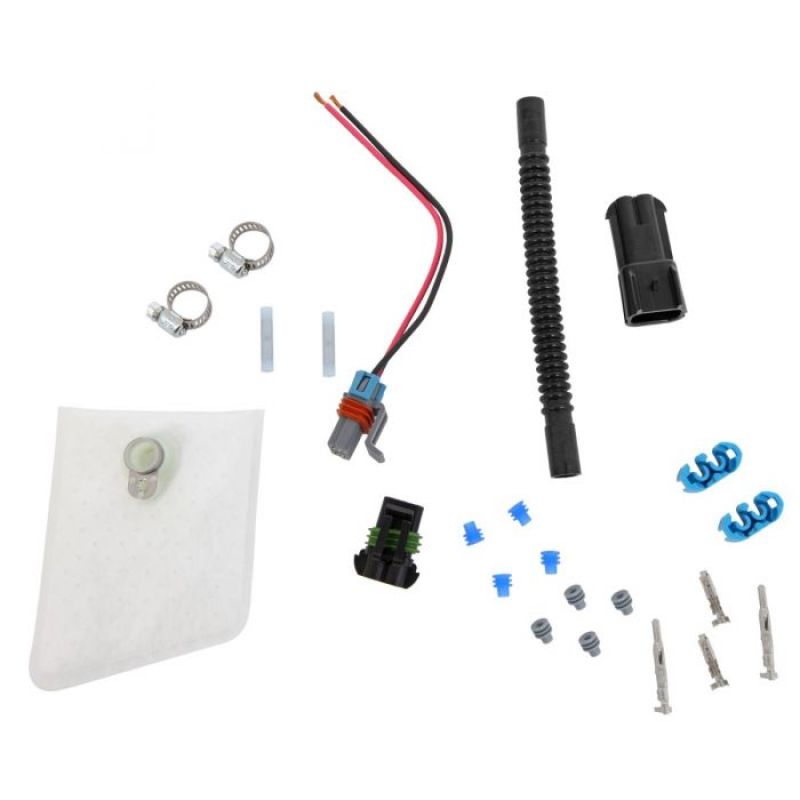 Walbro Universal Installation Kit: Fuel Filter, Wiring Harness, Fuel Line for F90000267 E85 Pump