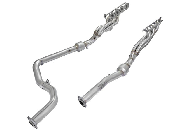 aFe Twisted Steel Headers & Y-Pipe (Street) Stainless Steel 10-16 Toyota Tundra V8 5.7L