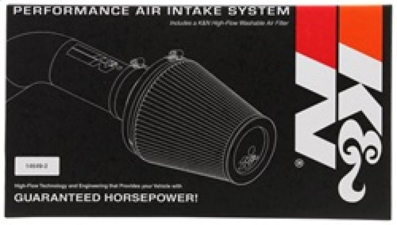 K&N 2013-14 Honda Accord 2.4L L4 69 Series Typhoon Air Intake System - Silver Cold Air Intake Kit