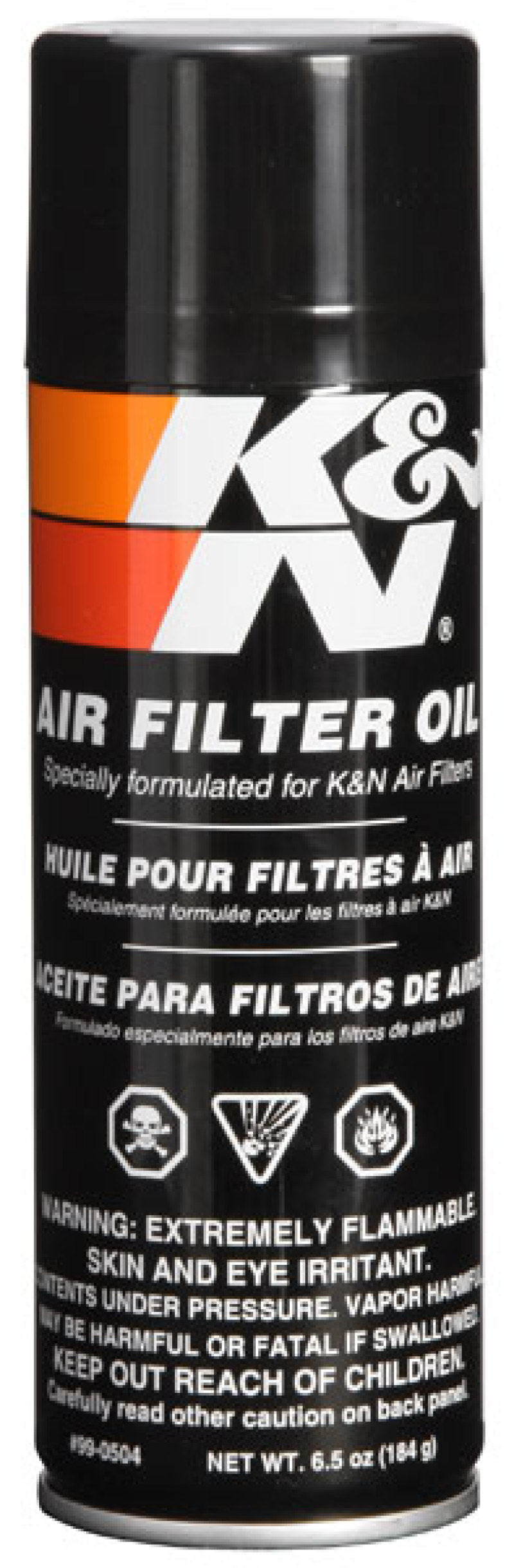 K&N 6.5 OZ Aerosol Spray Air Filter Oil