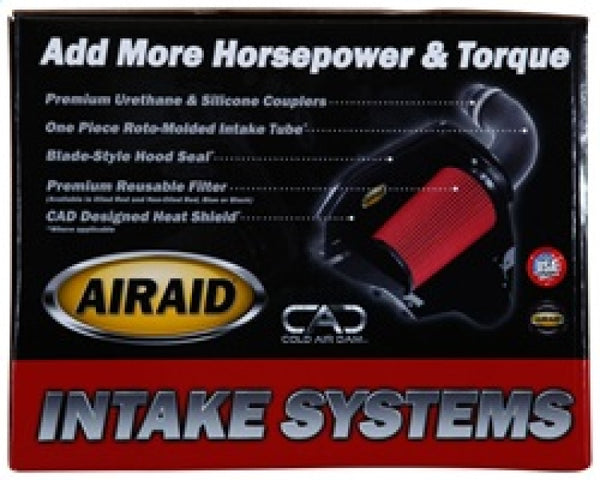 Airaid 99-03 Ford Power Stroke 7.3L DSL CAD Intake System w/o Tube (Dry / Red Media)