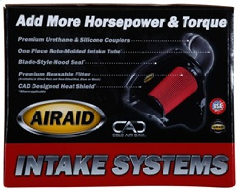 Airaid 05-09 Chevy Trailblazer SS / GMC Envoy 5.3L CAD Intake System w/ Tube (Oiled / Red Media)