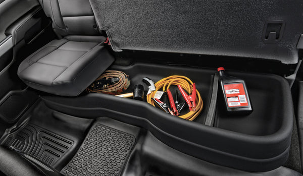 Husky Liners 14-17 Toyota Tundra Double Cab Under Seat Storage Box (w/o Factory Subwoofer)