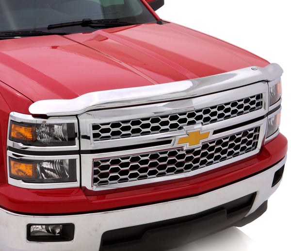 AVS 2019 GMC Sierra 1500 Aeroskin Low Profile Hood Shield - Chrome