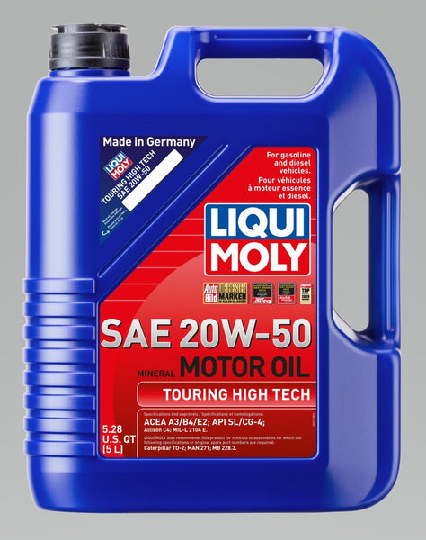 LIQUI MOLY 5L Touring High Tech Motor Oil 20W-50